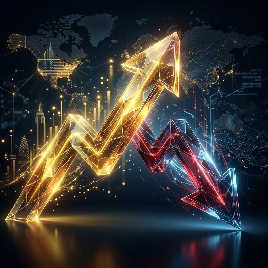 Illustration for Flash PMIs: The Global Growth Divergence Deepens